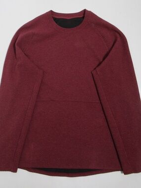 Lululemon Men's At Ease Crew Heathered Savannah / Black Size XXL